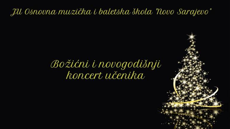 Božićni i Novogodišnji koncert OMBŠ “Novo Sarajevo”