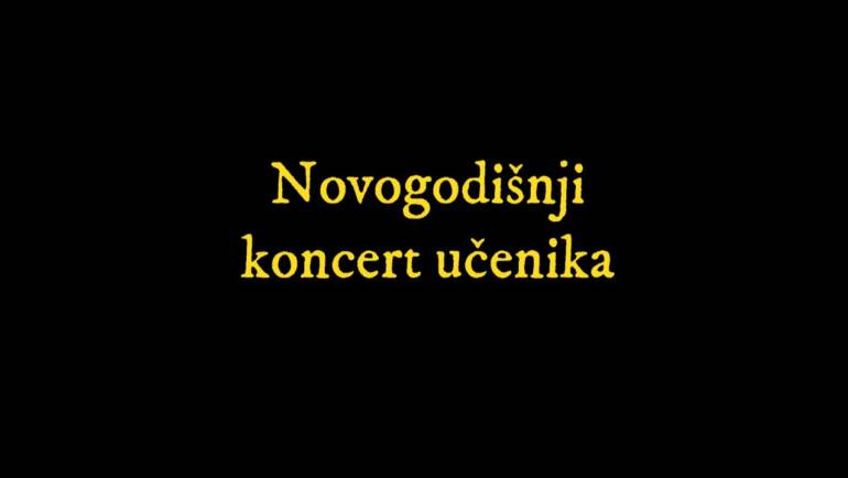 Novogodišnji koncert učenika – JU OMBŠ “Novo Sarajevo”, područno odjeljenje Ilijaš